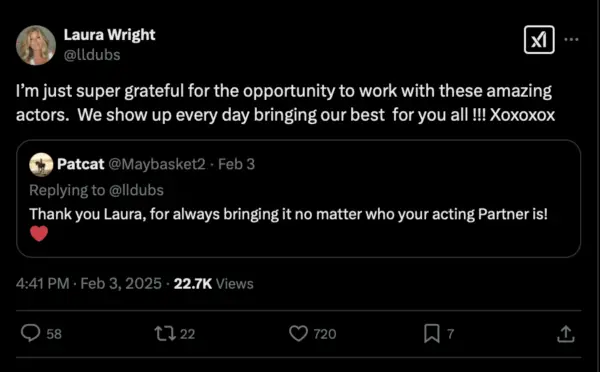 Laura wright weighs in on general hospital's brennan switcheroo: "we were all sad to see charles go... "